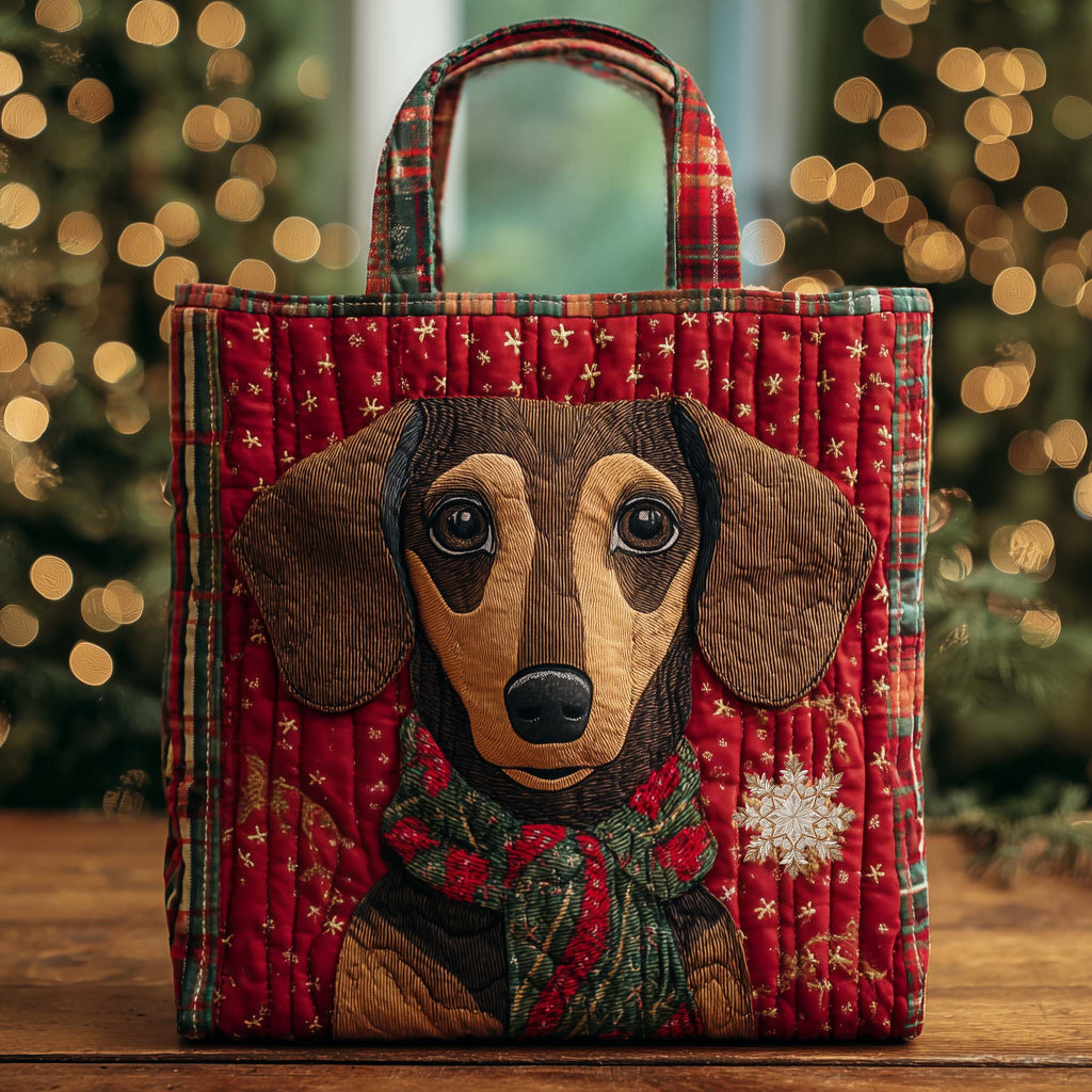 Long Pup Quilted Tote Bag GFTOYC2487